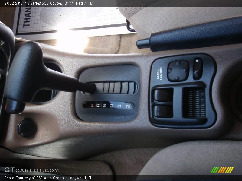 Bright Red / Tan 2002 Saturn S Series SC2 Coupe