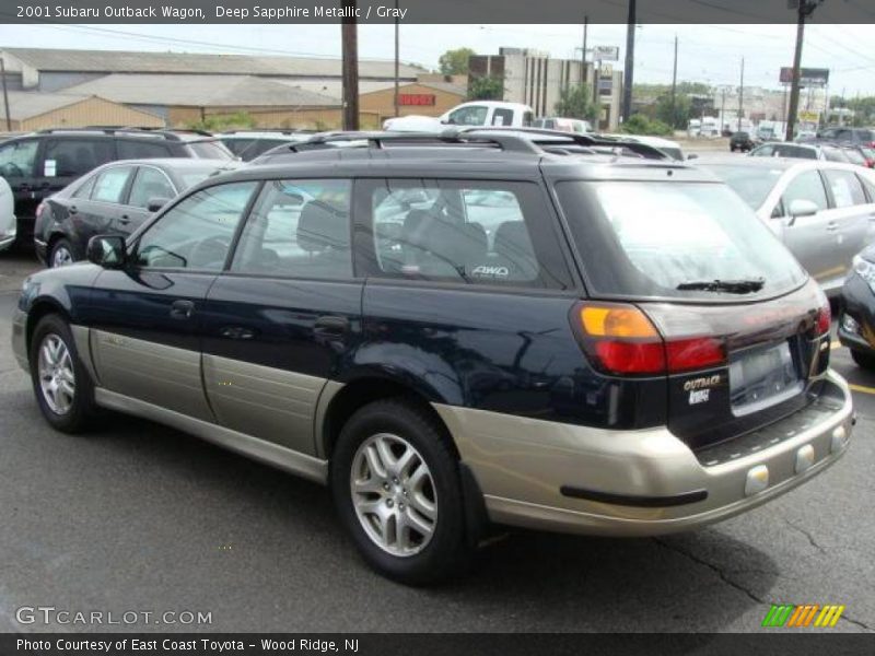 Deep Sapphire Metallic / Gray 2001 Subaru Outback Wagon