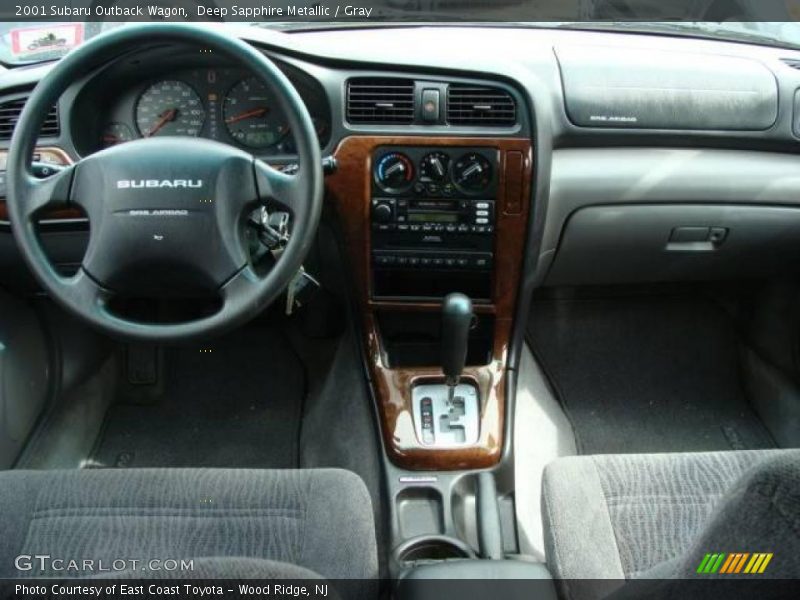 Deep Sapphire Metallic / Gray 2001 Subaru Outback Wagon