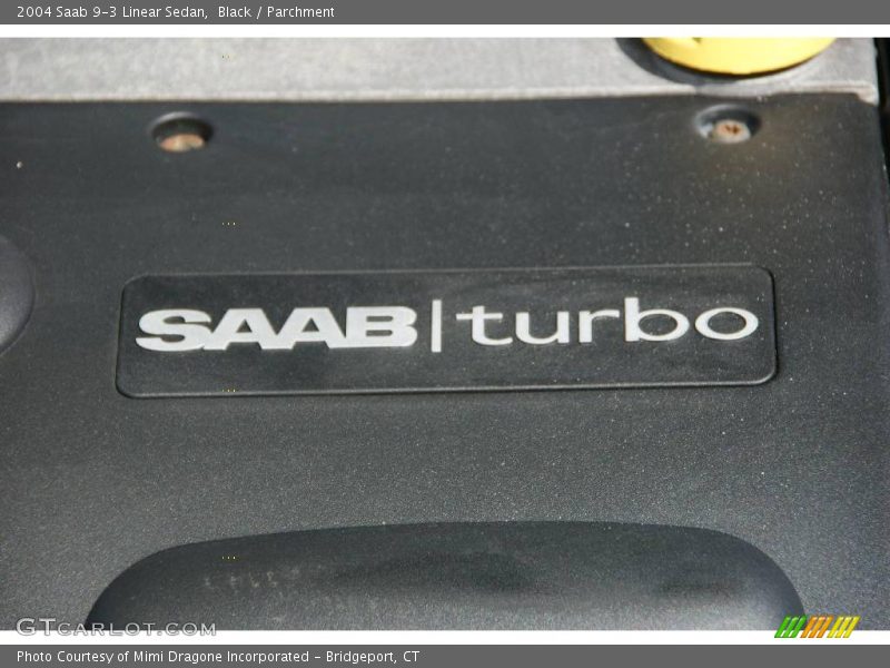 Black / Parchment 2004 Saab 9-3 Linear Sedan