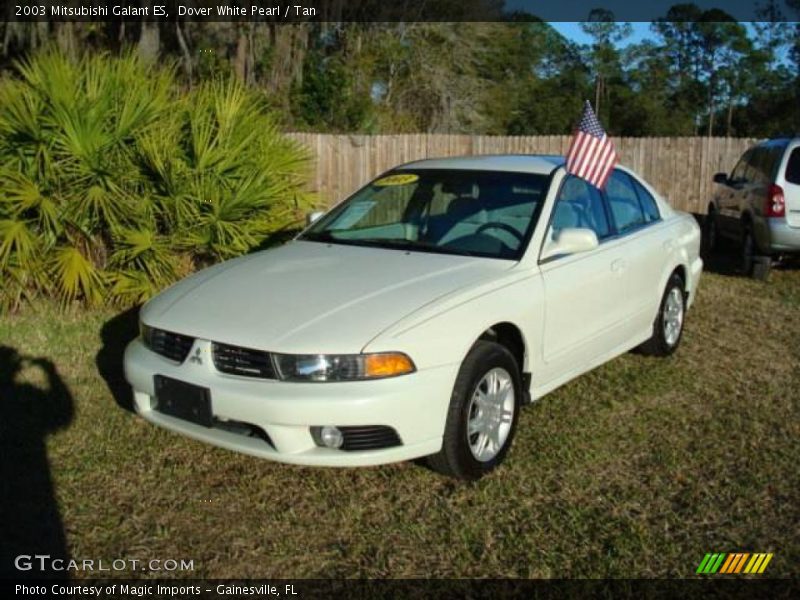 Dover White Pearl / Tan 2003 Mitsubishi Galant ES