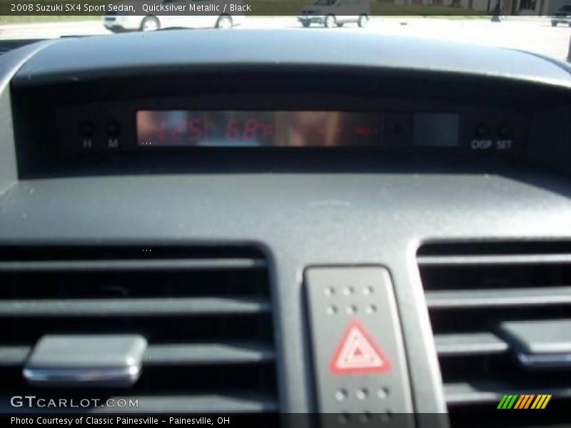 Quicksilver Metallic / Black 2008 Suzuki SX4 Sport Sedan