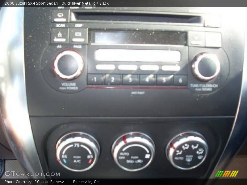 Quicksilver Metallic / Black 2008 Suzuki SX4 Sport Sedan