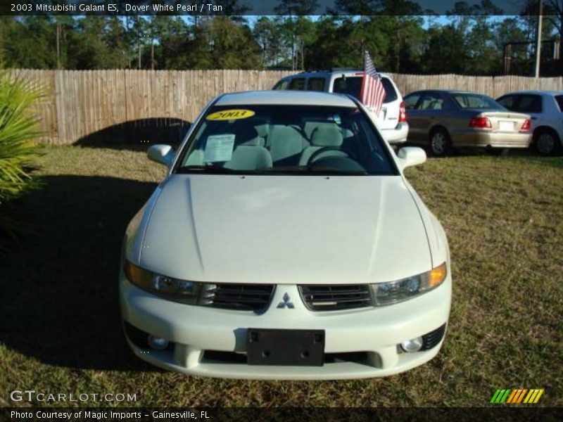 Dover White Pearl / Tan 2003 Mitsubishi Galant ES