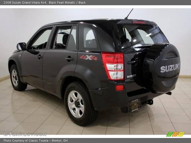 Black Pearl Metallic / Black 2008 Suzuki Grand Vitara 4x4