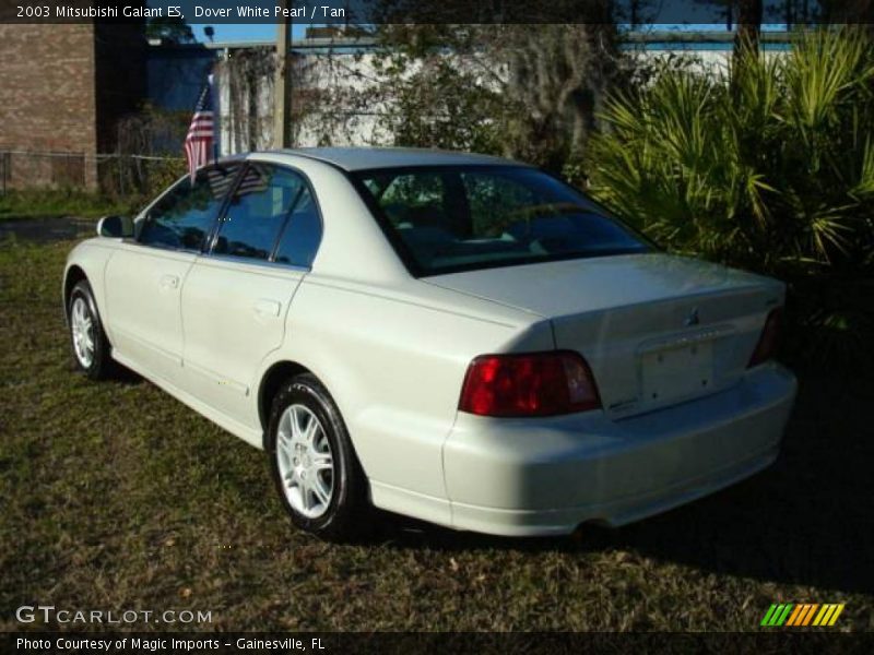 Dover White Pearl / Tan 2003 Mitsubishi Galant ES