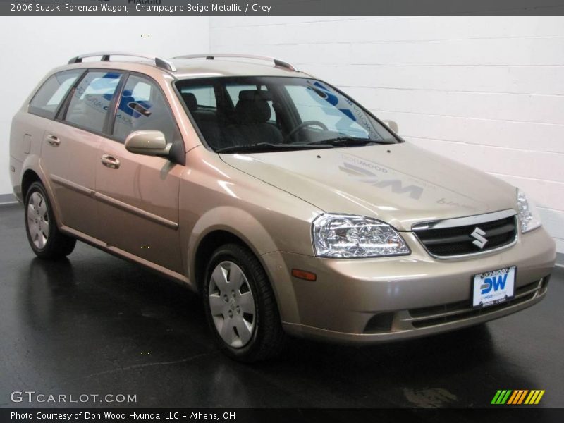 Champagne Beige Metallic / Grey 2006 Suzuki Forenza Wagon