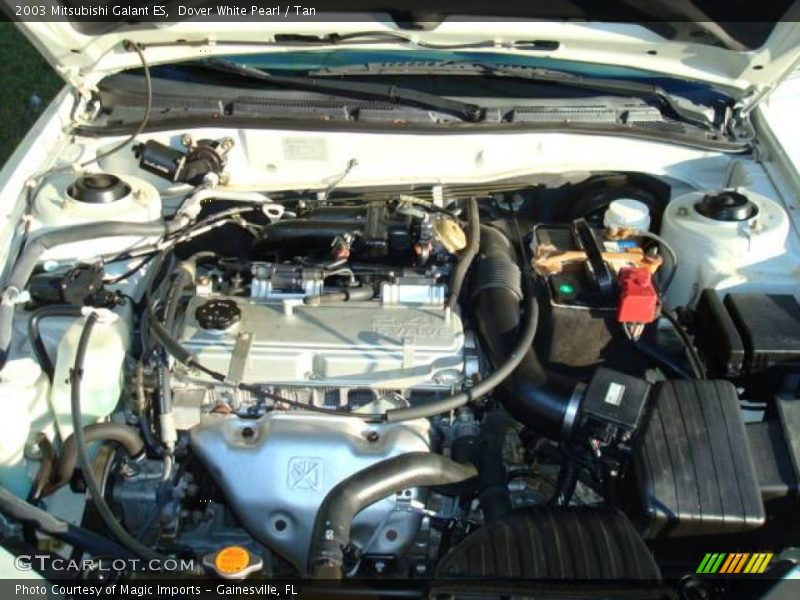 Dover White Pearl / Tan 2003 Mitsubishi Galant ES