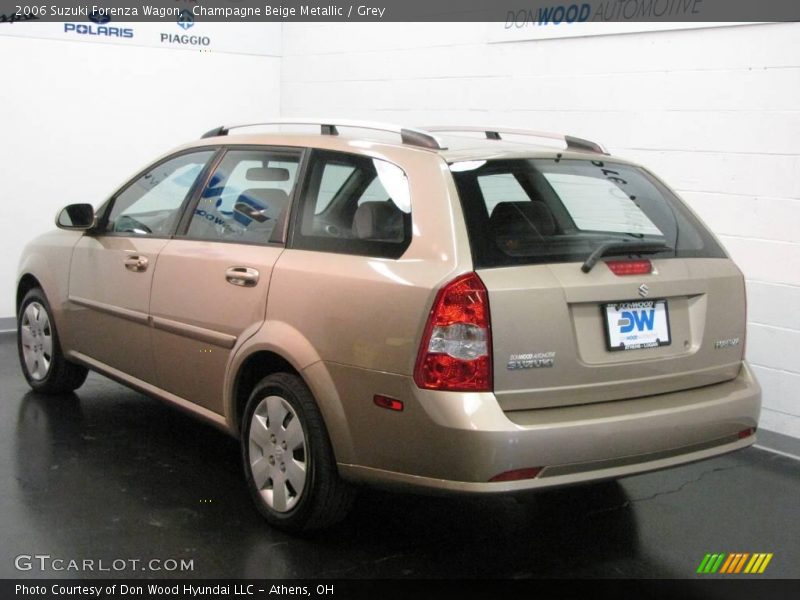 Champagne Beige Metallic / Grey 2006 Suzuki Forenza Wagon
