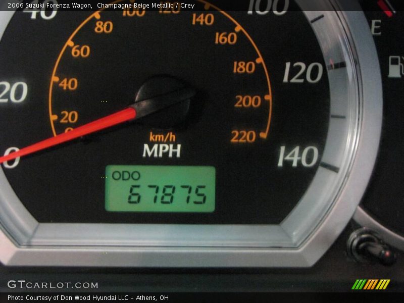 Champagne Beige Metallic / Grey 2006 Suzuki Forenza Wagon