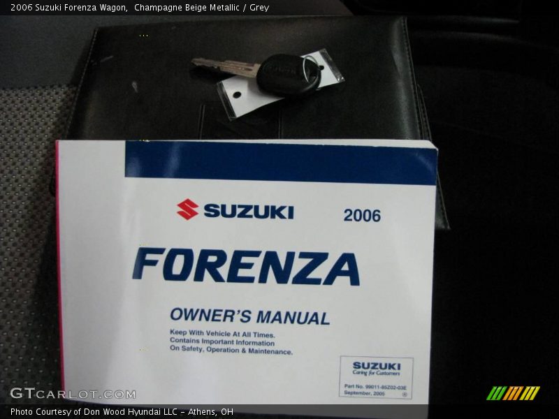 Champagne Beige Metallic / Grey 2006 Suzuki Forenza Wagon