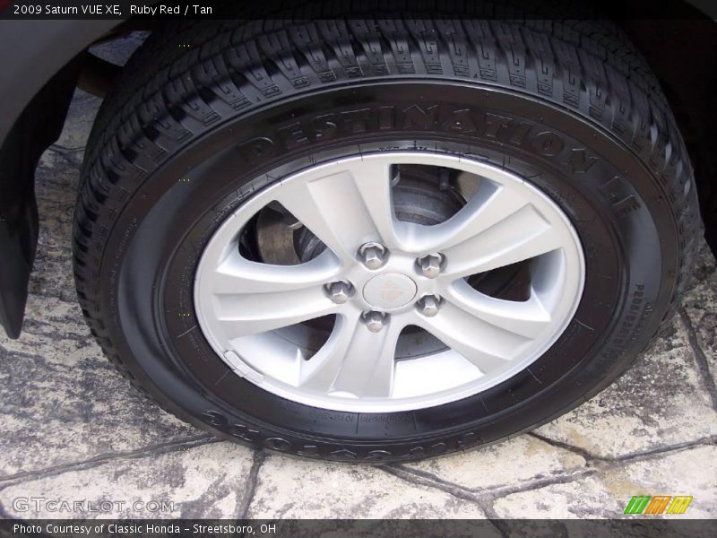 Ruby Red / Tan 2009 Saturn VUE XE