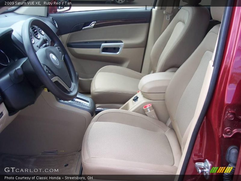 Ruby Red / Tan 2009 Saturn VUE XE