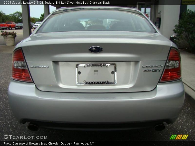 Brilliant Silver Metallic / Charcoal Black 2005 Subaru Legacy 2.5 GT Sedan