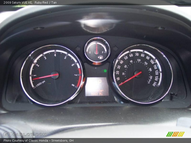Ruby Red / Tan 2009 Saturn VUE XE