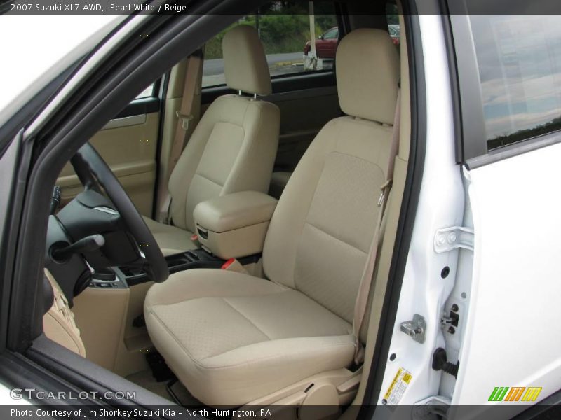 Pearl White / Beige 2007 Suzuki XL7 AWD