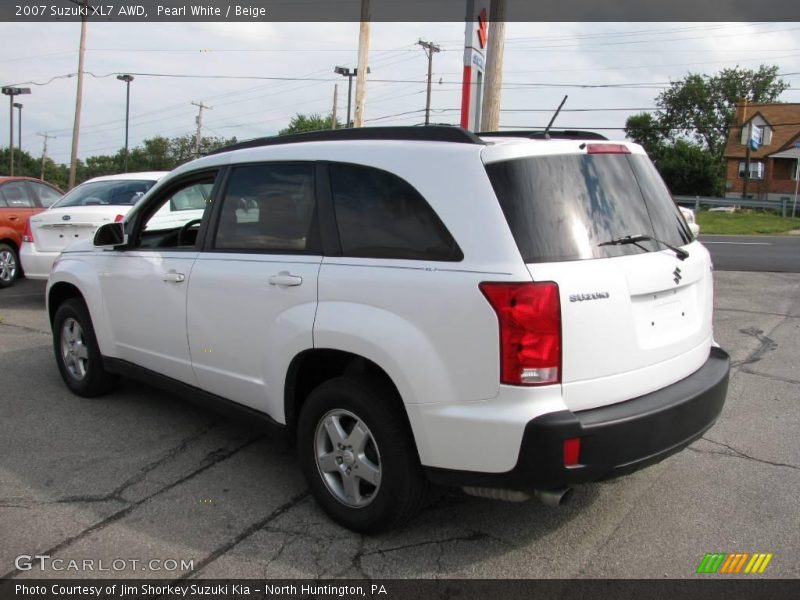 Pearl White / Beige 2007 Suzuki XL7 AWD