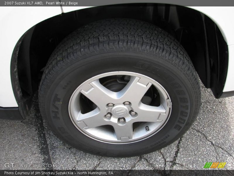 Pearl White / Beige 2007 Suzuki XL7 AWD