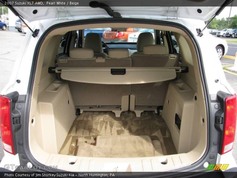 Pearl White / Beige 2007 Suzuki XL7 AWD