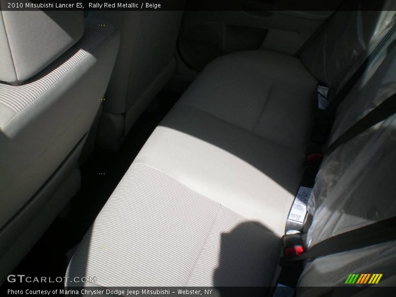 Rally Red Metallic / Beige 2010 Mitsubishi Lancer ES
