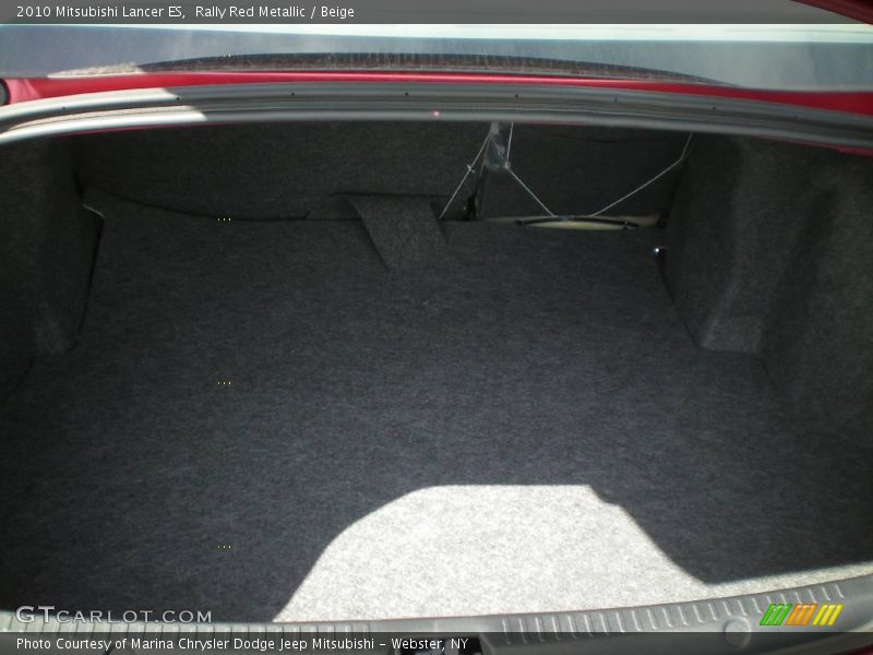 Rally Red Metallic / Beige 2010 Mitsubishi Lancer ES