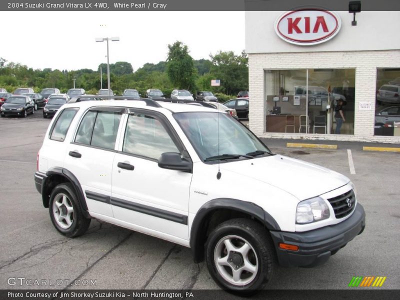 White Pearl / Gray 2004 Suzuki Grand Vitara LX 4WD