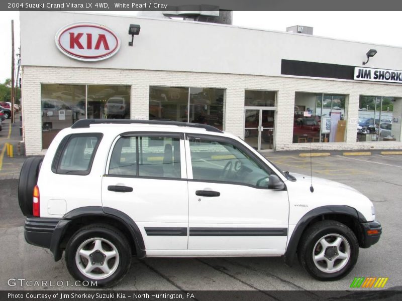 White Pearl / Gray 2004 Suzuki Grand Vitara LX 4WD