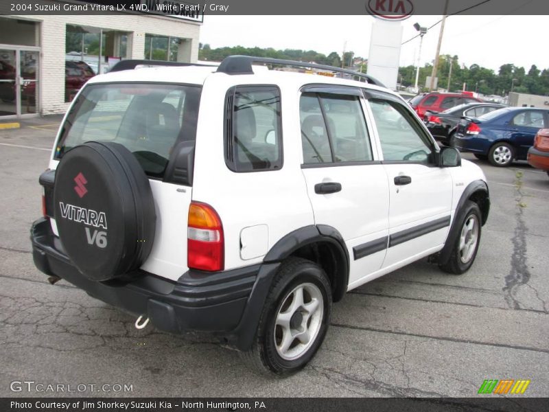White Pearl / Gray 2004 Suzuki Grand Vitara LX 4WD