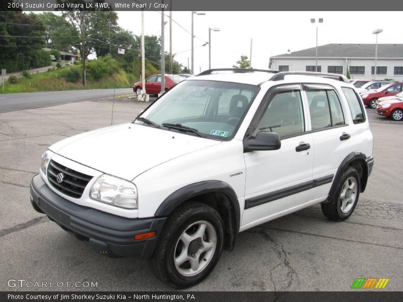 White Pearl / Gray 2004 Suzuki Grand Vitara LX 4WD