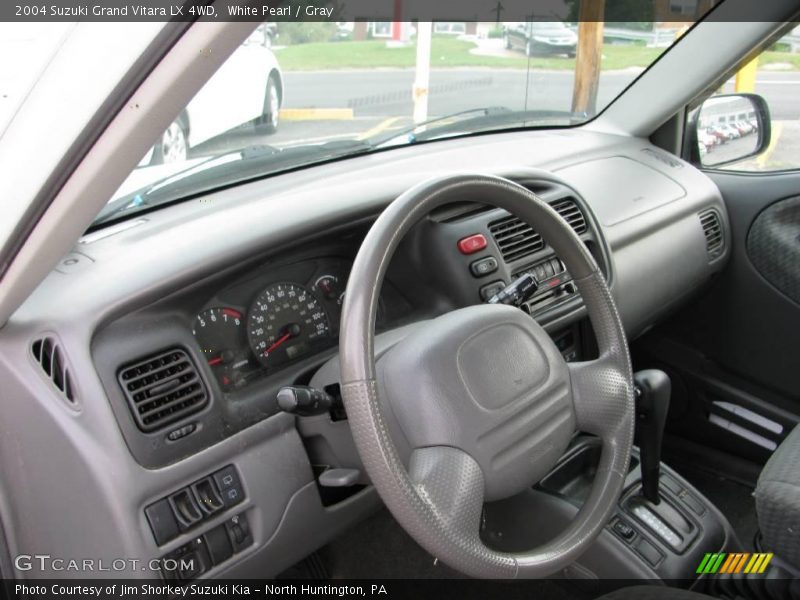 White Pearl / Gray 2004 Suzuki Grand Vitara LX 4WD