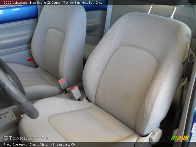 Techno Blue Metallic / Grey 2000 Volkswagen New Beetle GL Coupe