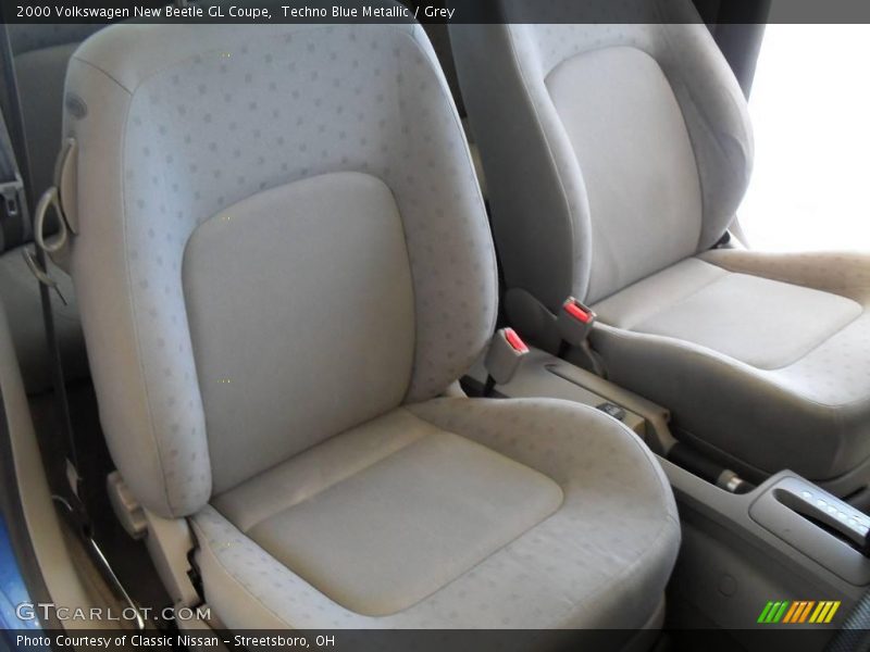 Techno Blue Metallic / Grey 2000 Volkswagen New Beetle GL Coupe