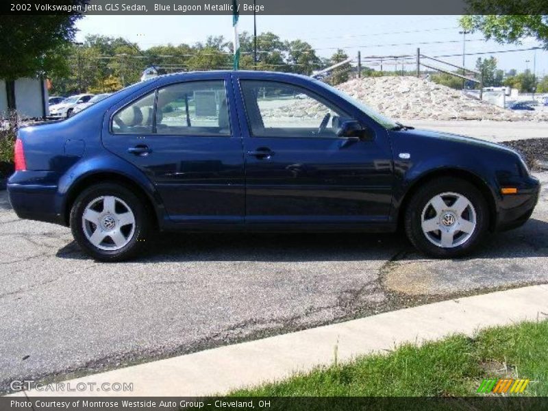 Blue Lagoon Metallic / Beige 2002 Volkswagen Jetta GLS Sedan
