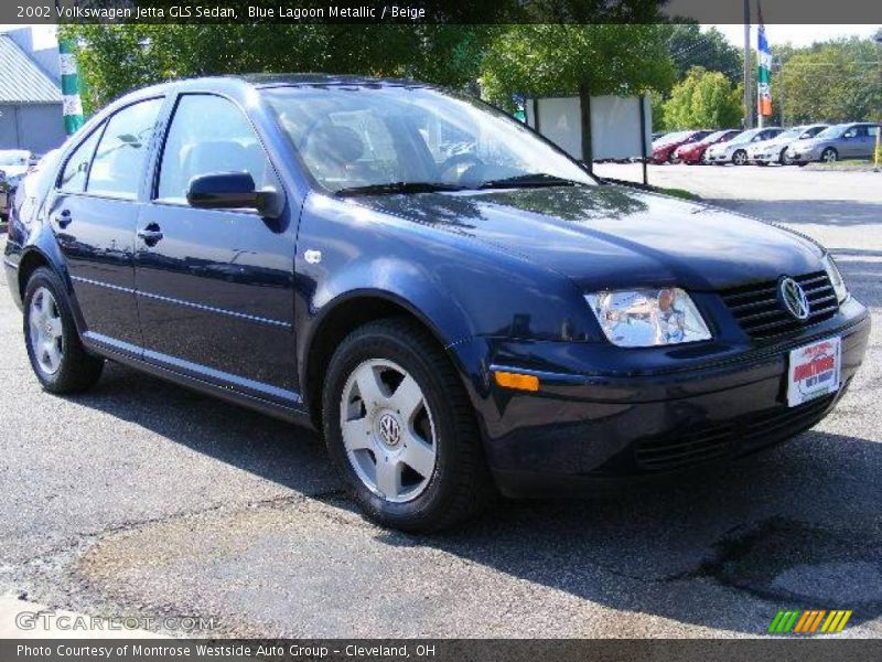 Blue Lagoon Metallic / Beige 2002 Volkswagen Jetta GLS Sedan