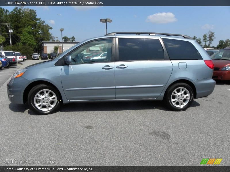 Blue Mirage Metallic / Stone Gray 2006 Toyota Sienna XLE