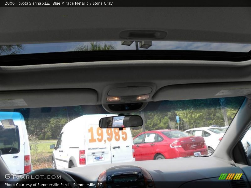 Blue Mirage Metallic / Stone Gray 2006 Toyota Sienna XLE