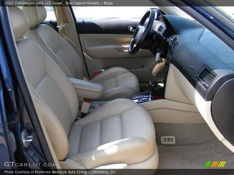 Blue Lagoon Metallic / Beige 2002 Volkswagen Jetta GLS Sedan