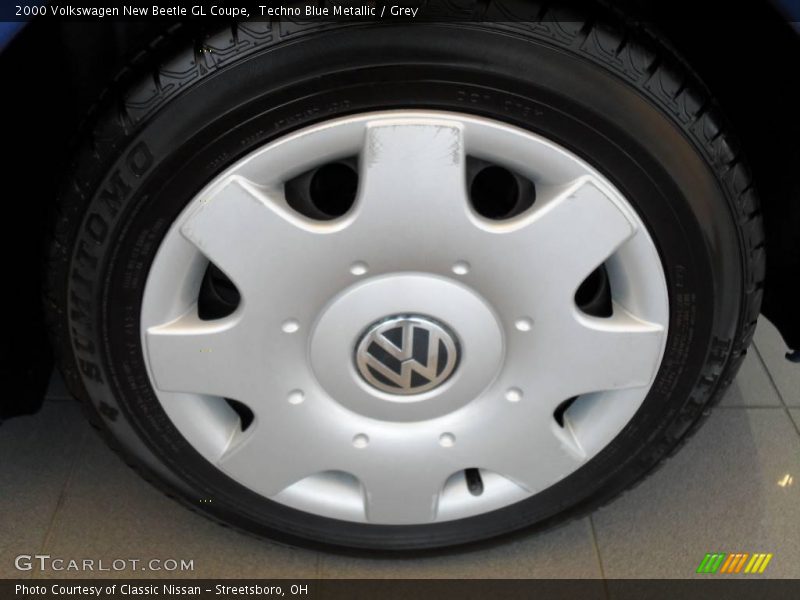 Techno Blue Metallic / Grey 2000 Volkswagen New Beetle GL Coupe