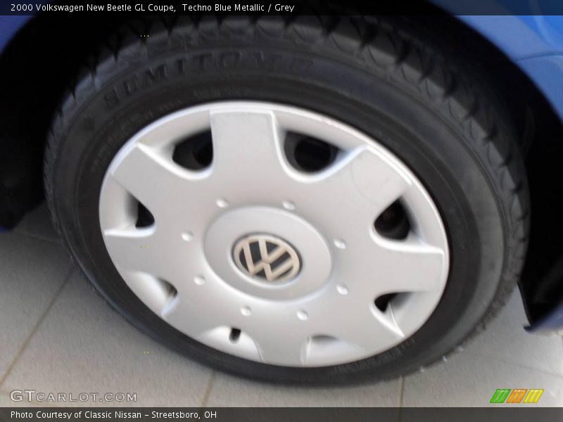 Techno Blue Metallic / Grey 2000 Volkswagen New Beetle GL Coupe