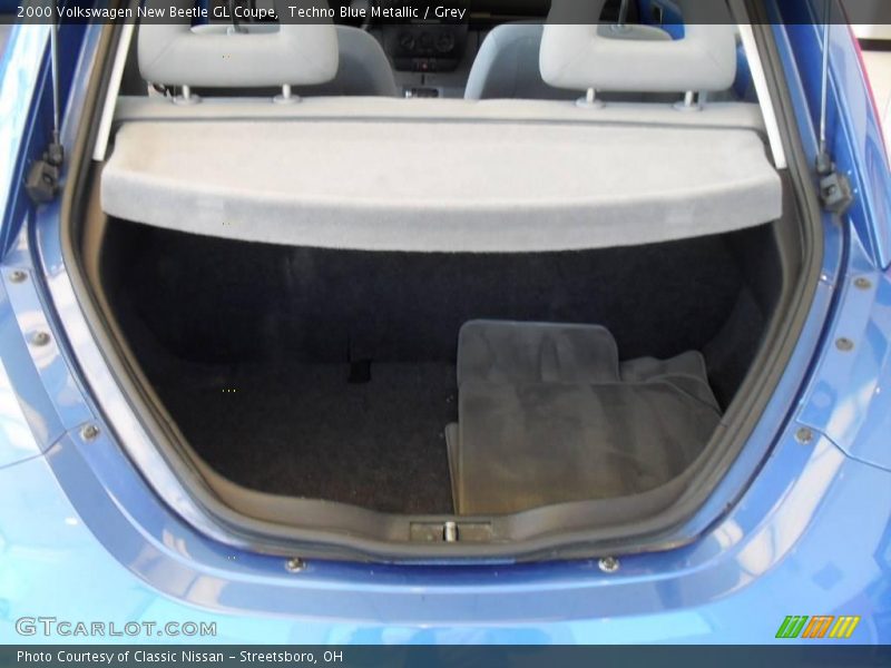 Techno Blue Metallic / Grey 2000 Volkswagen New Beetle GL Coupe