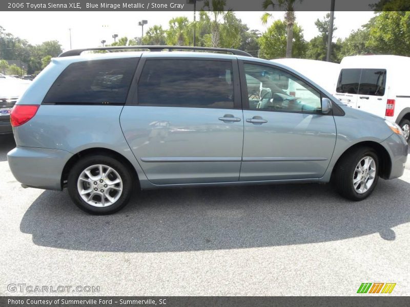 Blue Mirage Metallic / Stone Gray 2006 Toyota Sienna XLE