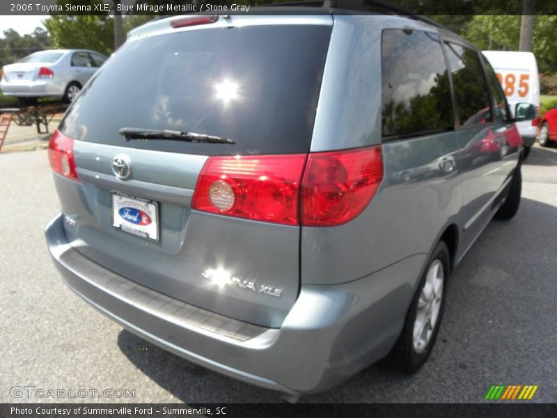 Blue Mirage Metallic / Stone Gray 2006 Toyota Sienna XLE