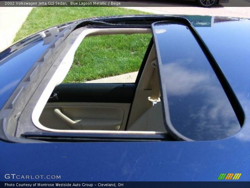Blue Lagoon Metallic / Beige 2002 Volkswagen Jetta GLS Sedan