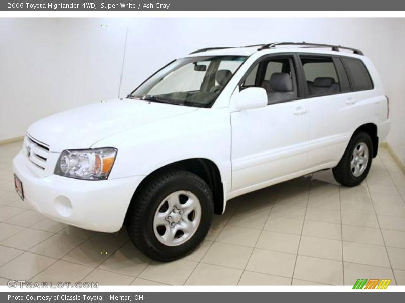 Super White / Ash Gray 2006 Toyota Highlander 4WD