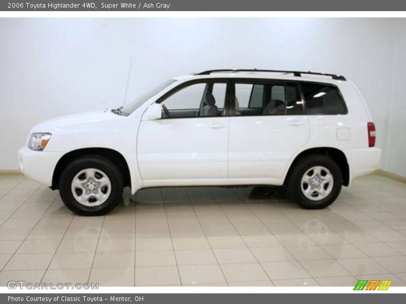 Super White / Ash Gray 2006 Toyota Highlander 4WD