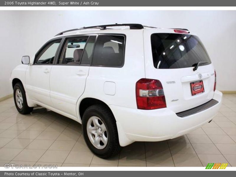 Super White / Ash Gray 2006 Toyota Highlander 4WD