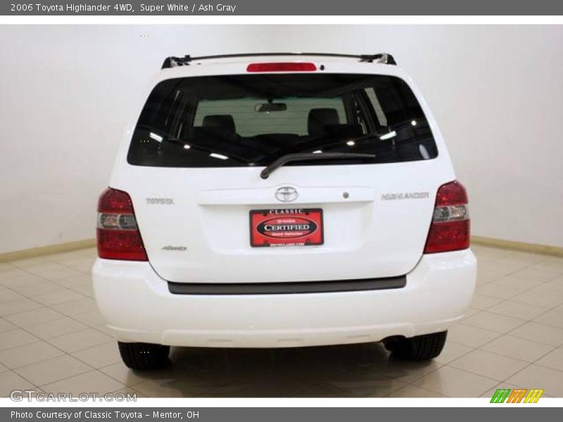 Super White / Ash Gray 2006 Toyota Highlander 4WD