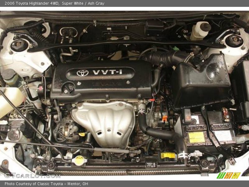 Super White / Ash Gray 2006 Toyota Highlander 4WD