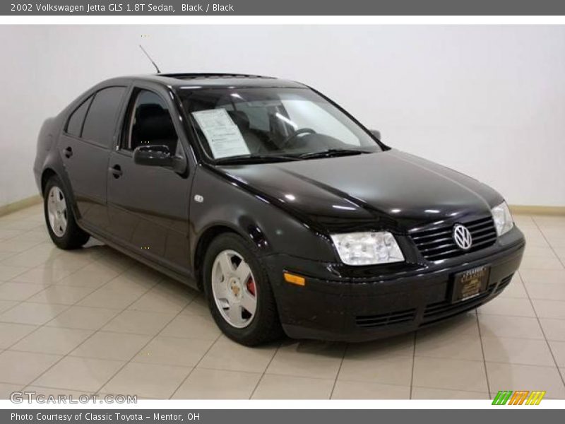 Black / Black 2002 Volkswagen Jetta GLS 1.8T Sedan