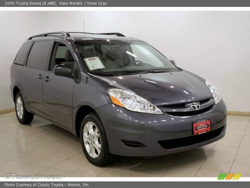 Slate Metallic / Stone Gray 2006 Toyota Sienna LE AWD